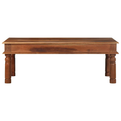 Tavolino da Salotto 110x60x40 cm in Legno Massello di Acacia | homemem39