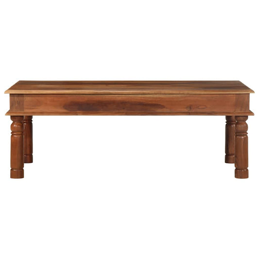 Tavolino da Salotto 110x60x40 cm in Legno Massello di Acacia | homemem39