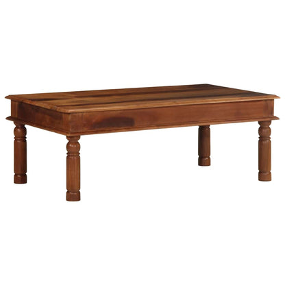 Tavolino da Salotto 110x60x40 cm in Legno Massello di Acacia | homemem39