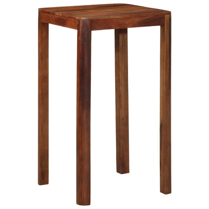 Tavolo da Bar 60x60x107 cm in Legno Massello di Acacia | homemem39