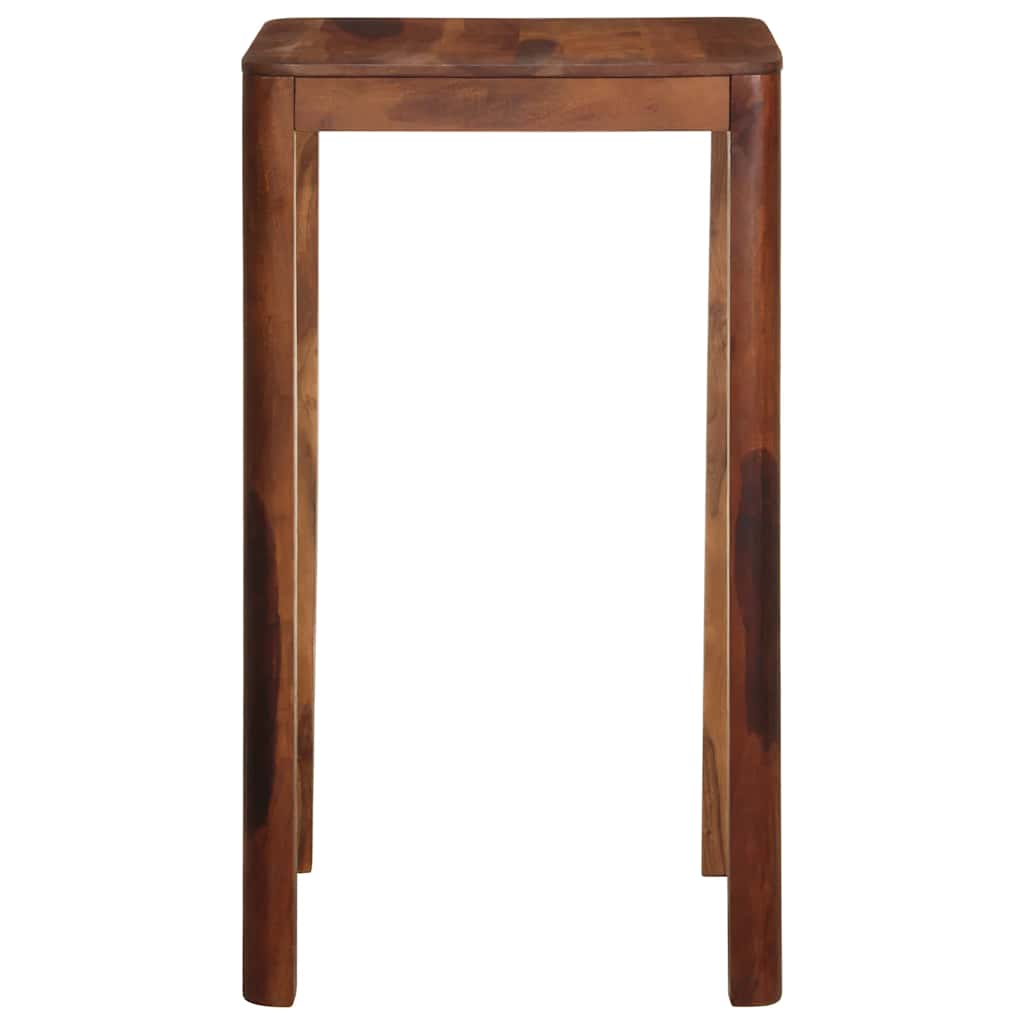 Tavolo da Bar 60x60x107 cm in Legno Massello di Acacia | homemem39