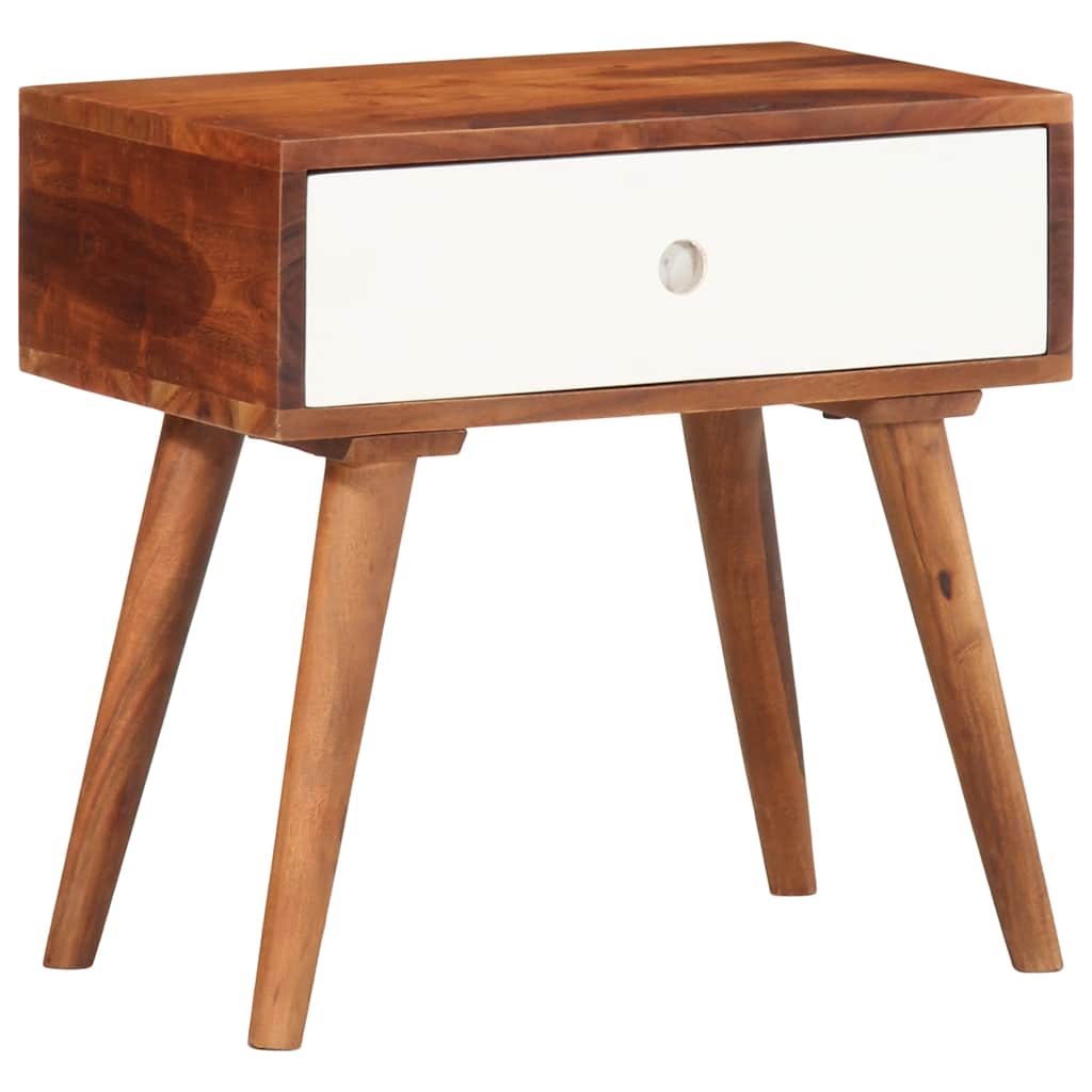 Tavolino 45x30x45 cm in Legno Massello di Acacia