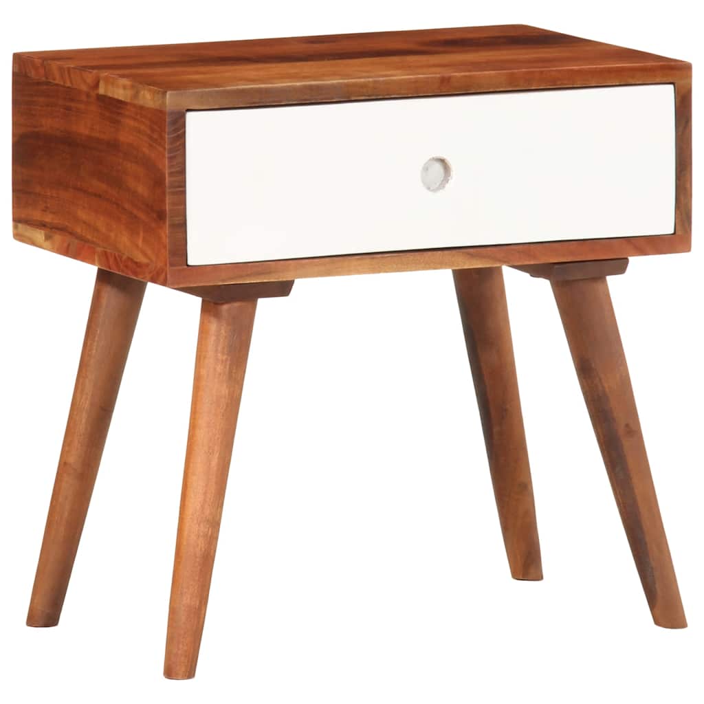 Tavolino 45x30x45 cm in Legno Massello di Acacia