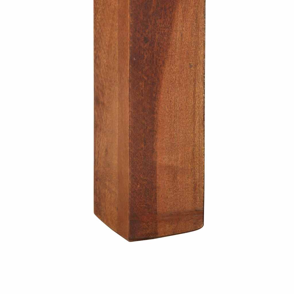 Tavolino da Caffè 60x60x35 cm in Legno Massello di Acacia