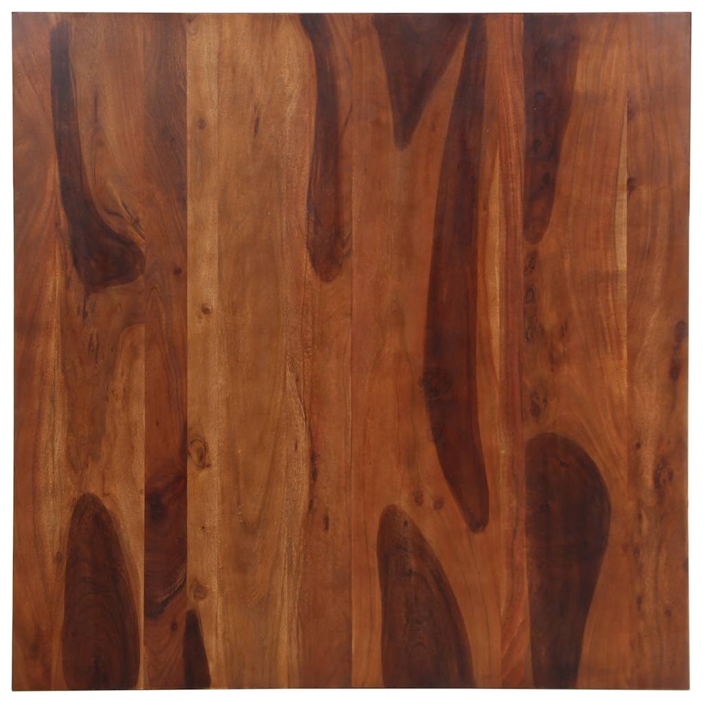 Tavolo da Pranzo 120x120x77 cm Legno Massello di Acacia