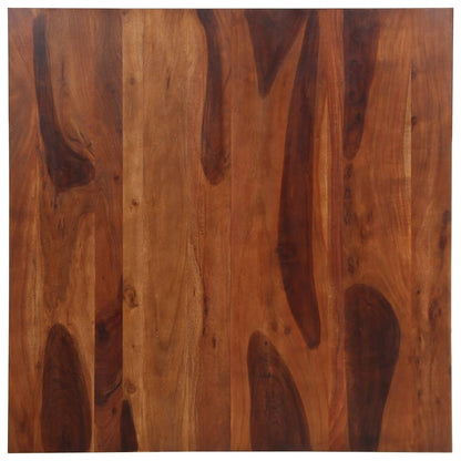 Tavolo da Pranzo 120x120x77 cm Legno Massello di Acacia
