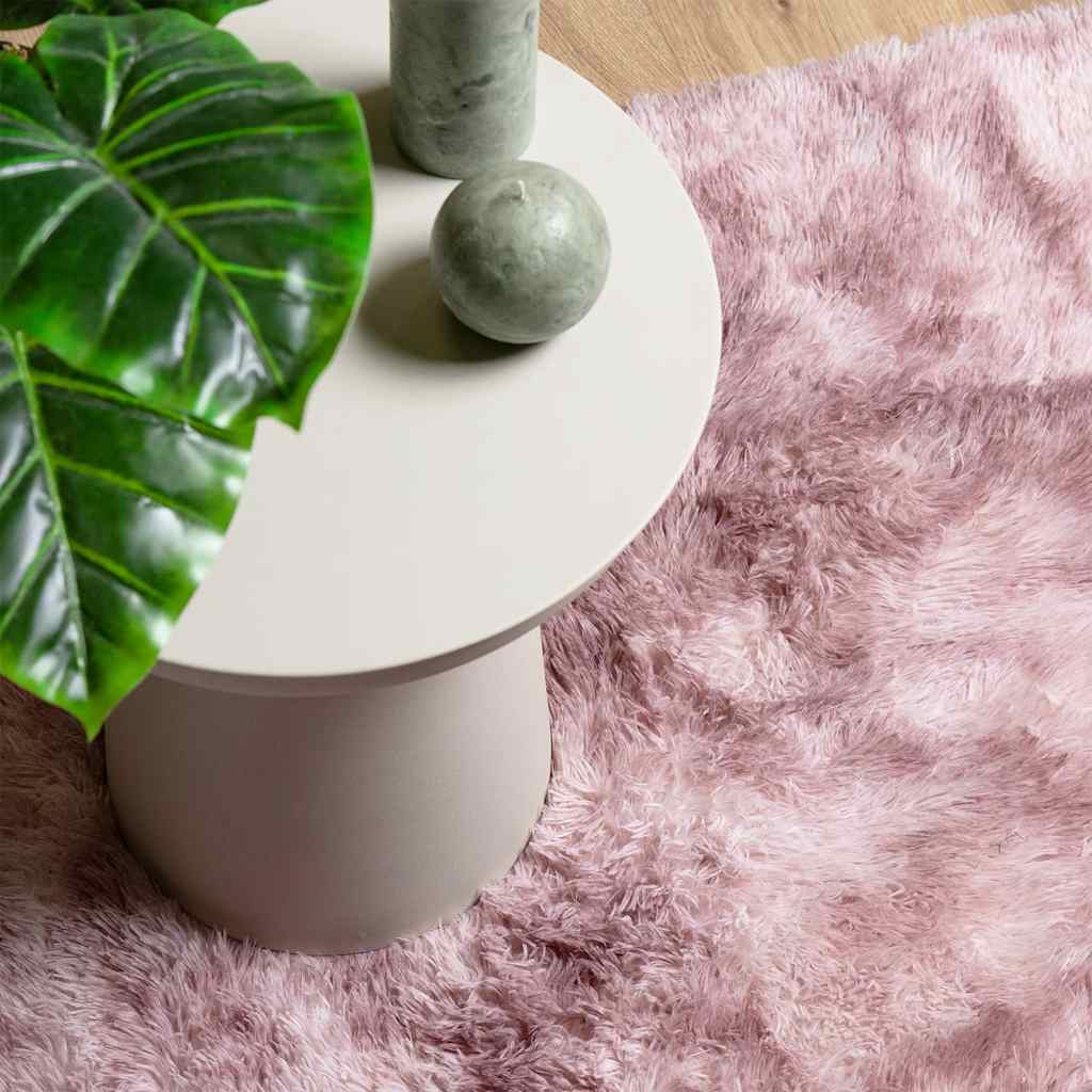 Tappeto Shaggy a Pelo Lungo NAVARRA Rosa Antico 60x100 cm | homemem39