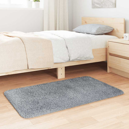 Tappeto Shaggy a Pelo Lungo NAVARRA Grigio Chiaro 60x100 cm | homemem39