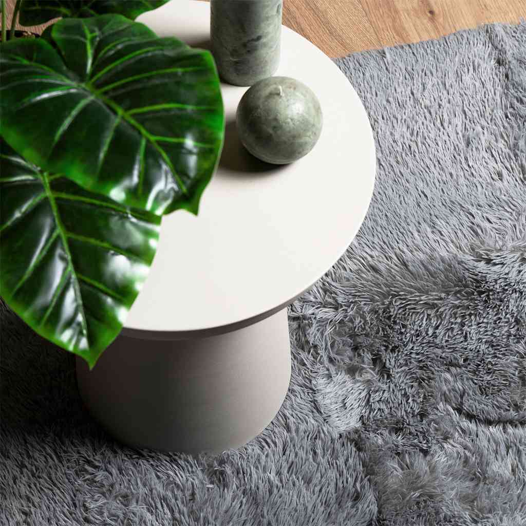 Tappeto Shaggy a Pelo Lungo NAVARRA Grigio Chiaro 60x100 cm | homemem39