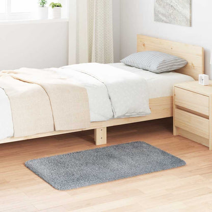 Tappeto Shaggy a Pelo Lungo NAVARRA Grigio Chiaro 60x100 cm | homemem39