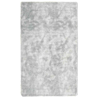 Tappeto Shaggy a Pelo Lungo NAVARRA Grigio Argento 60x100 cm - homemem39