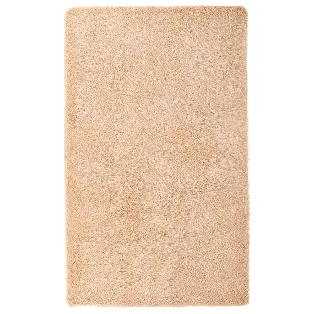 Tappeto Shaggy a Pelo Lungo NAVARRA Beige 80x150 cm poliestere - homemem39