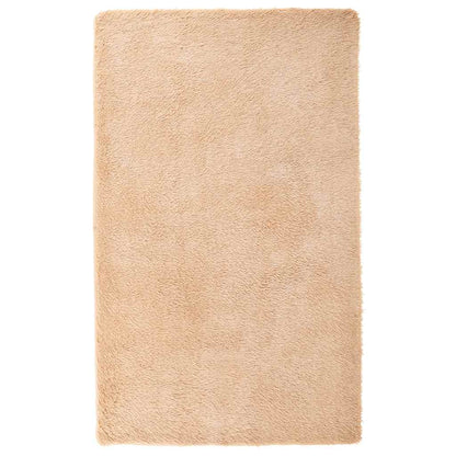 Tappeto Shaggy a Pelo Lungo NAVARRA Beige 80x150 cm poliestere - homemem39