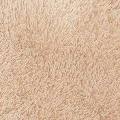 Tappeto Shaggy a Pelo Lungo NAVARRA Beige 80x150 cm poliestere - homemem39