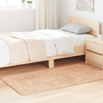Tappeto Shaggy a Pelo Lungo NAVARRA Beige 80x150 cm poliestere | homemem39