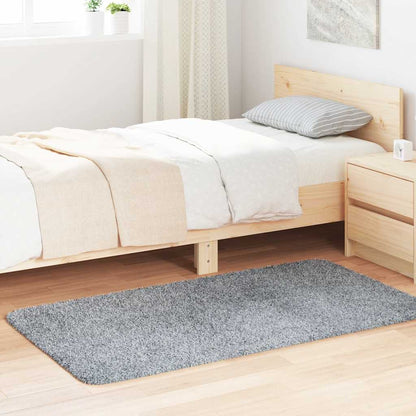 Tappeto Shaggy a Pelo Lungo NAVARRA Grigio Chiaro 80x150 cm