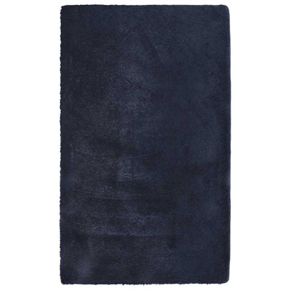 Tappeto Shaggy a Pelo Lungo NAVARRA Blu Marino 80x150 cm | homemem39