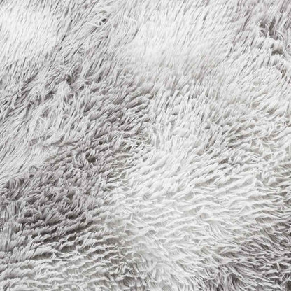 Tappeto Shaggy a Pelo Lungo NAVARRA Grigio Argento 80x150 cm | homemem39