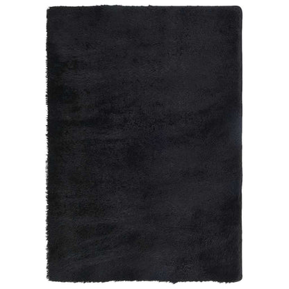 Tappeto Shaggy a Pelo Lungo NAVARRA Nero 120x170 cm poliestere