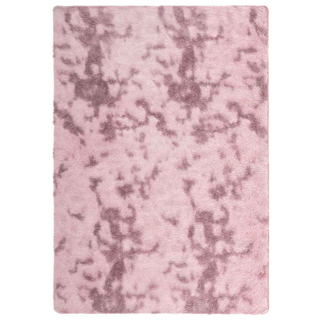 Tappeto Shaggy a Pelo Lungo NAVARRA Rosa Antico 120x170cm