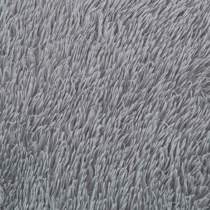 Tappeto Shaggy a Pelo Lungo NAVARRA Grigio Chiaro 120x170 cm - homemem39