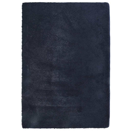 Tappeto Shaggy a Pelo Lungo NAVARRA Blu Marino 120x170 cm - homemem39