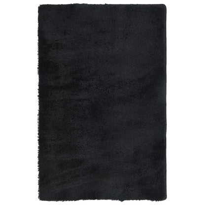 Tappeto Shaggy a Pelo Lungo NAVARRA Nero 130x200 cm poliestere