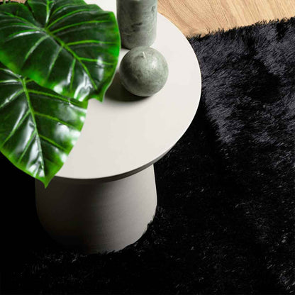 Tappeto Shaggy a Pelo Lungo NAVARRA Nero 130x200 cm poliestere | homemem39