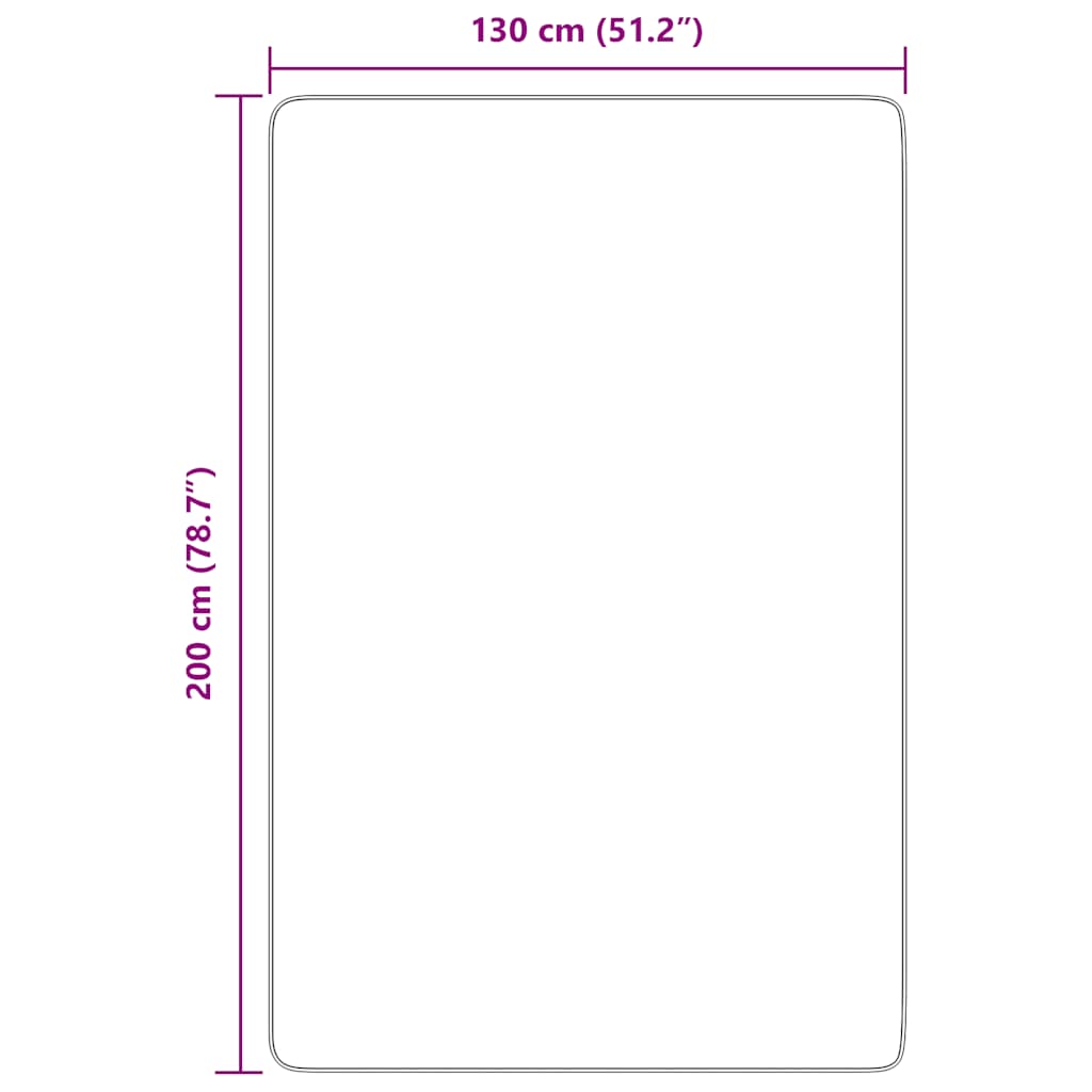 Tappeto Shaggy a Pelo Lungo NAVARRA Grigio Scuro 130x200 cm | homemem39