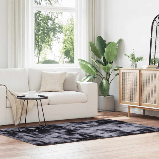 Tappeto Shaggy a Pelo Lungo NAVARRA Grigio Scuro 130x200 cm | homemem39