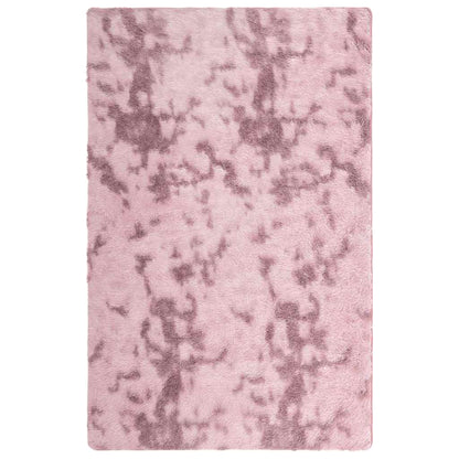 Tappeto Shaggy a Pelo Lungo NAVARRA Rosa Antico 130x200cm - homemem39