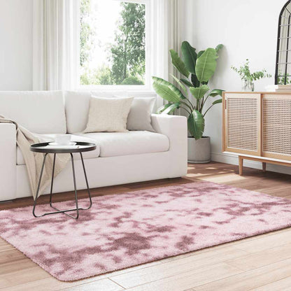 Tappeto Shaggy a Pelo Lungo NAVARRA Rosa Antico 130x200cm - homemem39