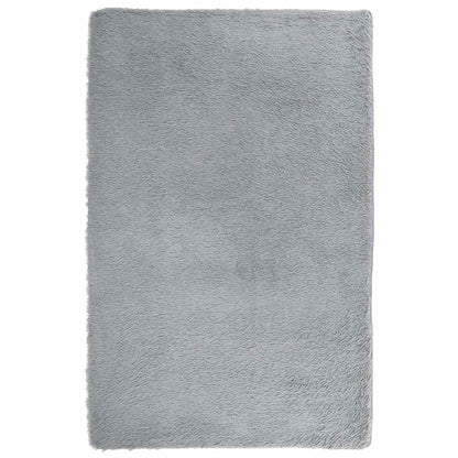 Tappeto Shaggy a Pelo Lungo NAVARRA Grigio Chiaro 130x200 cm | homemem39