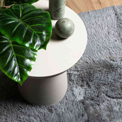 Tappeto Shaggy a Pelo Lungo NAVARRA Grigio Chiaro 130x200 cm | homemem39