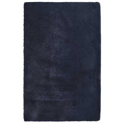 Tappeto Shaggy a Pelo Lungo NAVARRA Blu Marino 130x200 cm - homemem39