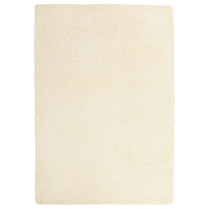 Tappeto Shaggy a Pelo Lungo NAVARRA Crema 160x230 cm poliestere