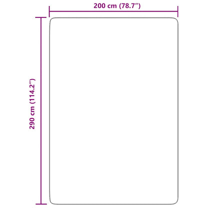 Tappeto Shaggy a Pelo Lungo NAVARRA Beige 200x290 cm poliestere | homemem39