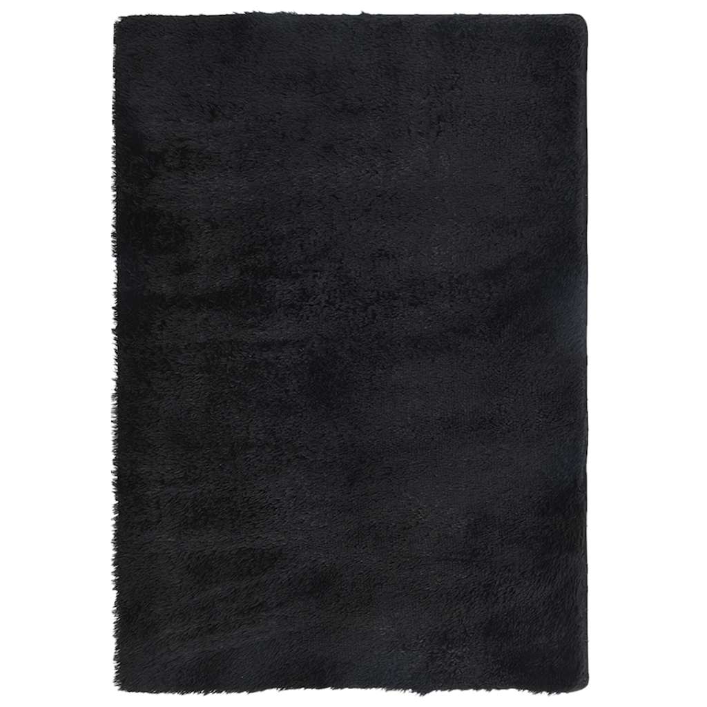 Tappeto Shaggy a Pelo Lungo NAVARRA Nero 200x290 cm poliestere - homemem39