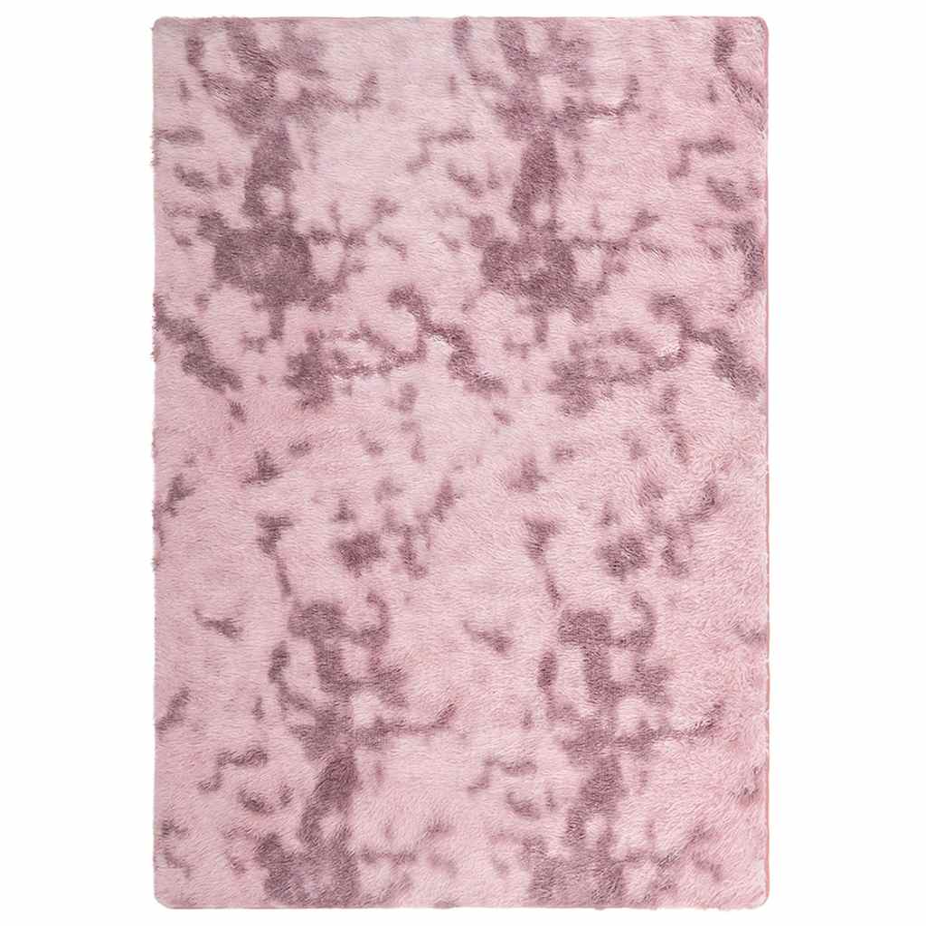 Tappeto Shaggy a Pelo Lungo NAVARRA Rosa Antico 200x290cm - homemem39