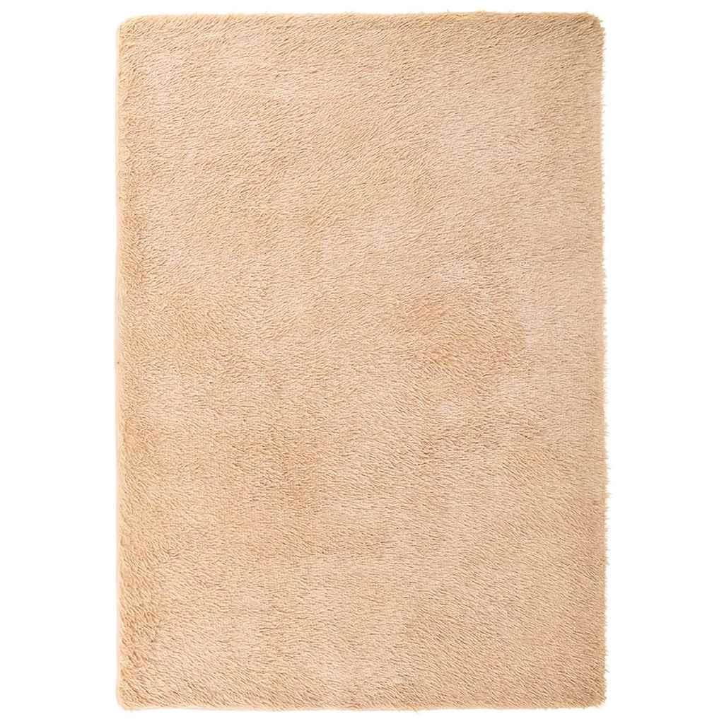 Tappeto Shaggy a Pelo Lungo NAVARRA Beige 240x340 cm poliestere - homemem39