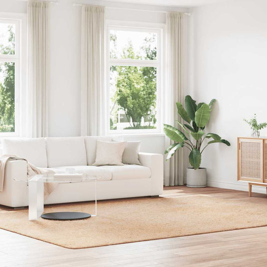 Tappeto Shaggy a Pelo Lungo NAVARRA Beige 240x340 cm poliestere - homemem39