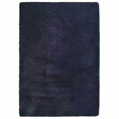 Tappeto Shaggy a Pelo Lungo NAVARRA Blu Marino 240x340 cm - homemem39