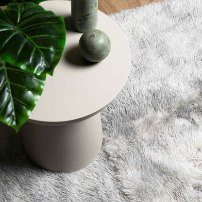 Tappeto Shaggy a Pelo Lungo NAVARRA Grigio Argento 240x340cm | homemem39