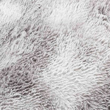 Tappeto Shaggy a Pelo Lungo NAVARRA Grigio Argento 240x340cm | homemem39