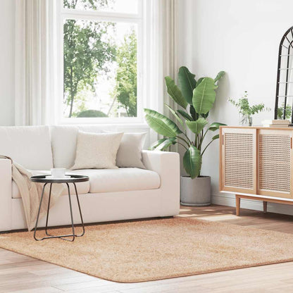 Tappeto Shaggy a Pelo Lungo NAVARRA Beige 200x200 cm poliestere - homemem39