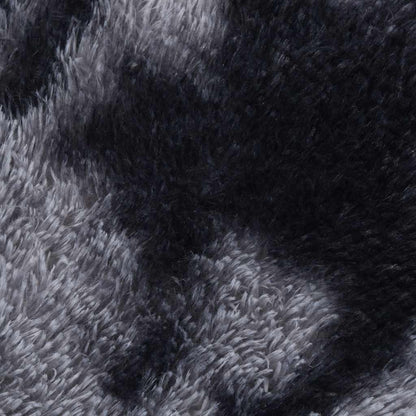 Tappeto Shaggy a Pelo Lungo NAVARRA Grigio Scuro 200x200 cm | homemem39