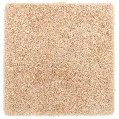Tappeto Shaggy a Pelo Lungo NAVARRA Beige 240x240 cm poliestere - homemem39