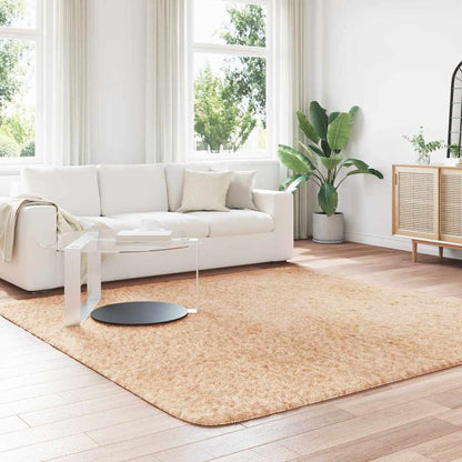 Tappeto Shaggy a Pelo Lungo NAVARRA Beige 240x240 cm poliestere | homemem39