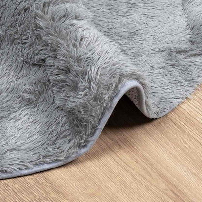 Tappeto Shaggy a Pelo Lungo NAVARRA Grigio Chiaro 300x200 cm