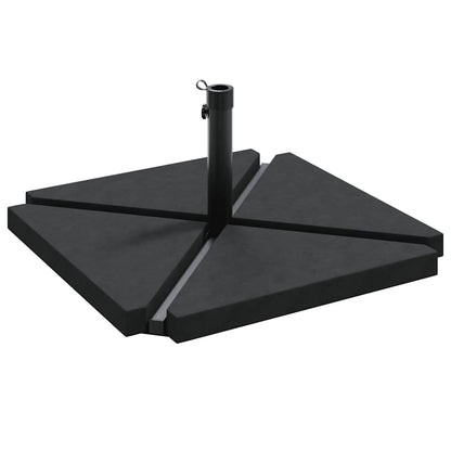 Set Base per Ombrellone da Giardino 5 pz in Granito e Acciaio | homemem39